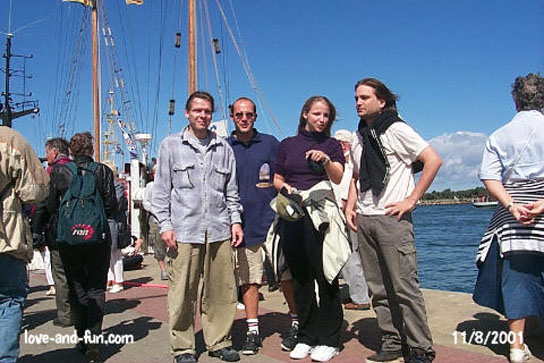 Gruppenbild mit Berliner Landratte